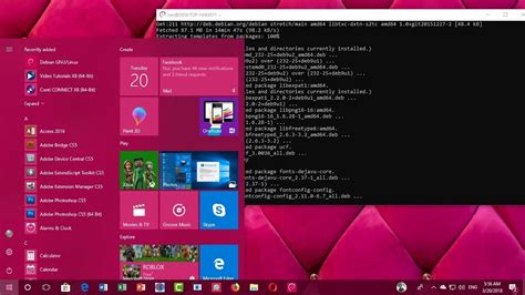 Install Debian Linux Di Windows 10 Youtube