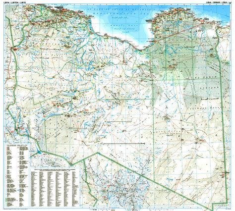 Arthur Zbygniew Libya Topographic Map