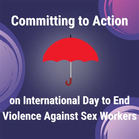 committing to action on international day to end violence against sex workers — sexual health