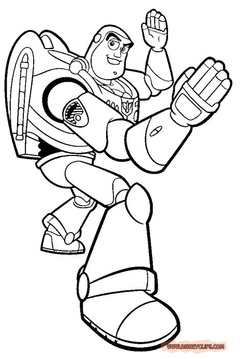Toy Story Buzz Lightyear Coloring Sheet Coloring Pages