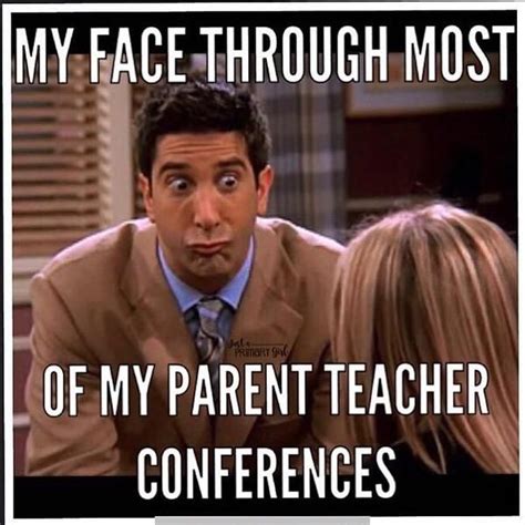 Teacher Meme Using Ross From Friends To Show The Funny Face Teachers