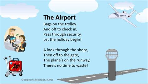 ESLaloud: Airport | ESL Poems | Pinterest | Airports