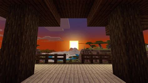Minecraft Sunset Youtube