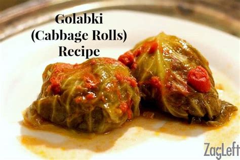 How To Stuffed Cabbage Rolls Polish Golabki Recipe Zagleft