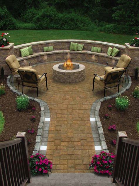 We built a fire pit similar to yours using field rock that we found in a pile in our grove. 28 Inspiring Fire Pit Ideas To Create A Fabulous Backyard ...