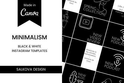 Minimalist Instagram Post Templates Graphic By Canva Templates By