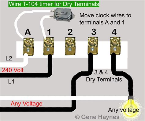 Intermatic T104 Timer Wiring Diagram
