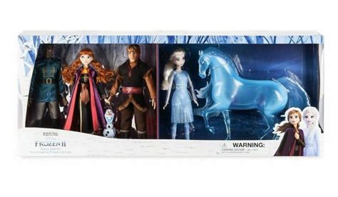 Disney Store Frozen 2 Deluxe Doll Set Mattias Elsa Anna Kristoff