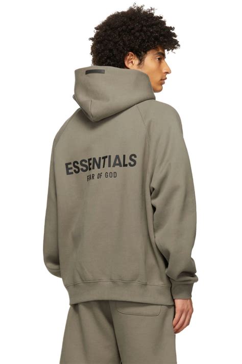 fog essentials pull over hoodie 背後大logo帽t 4色
