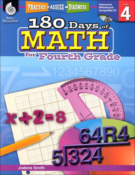 180 Days Of Math Grade 4 Shell Education 9781425808075