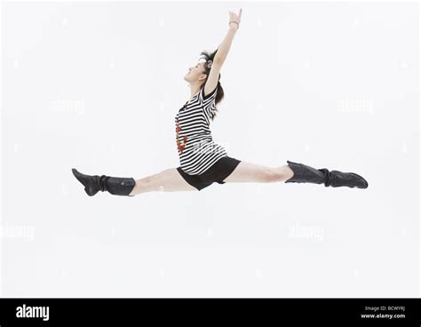 Young Woman Dancing Stock Photo Alamy