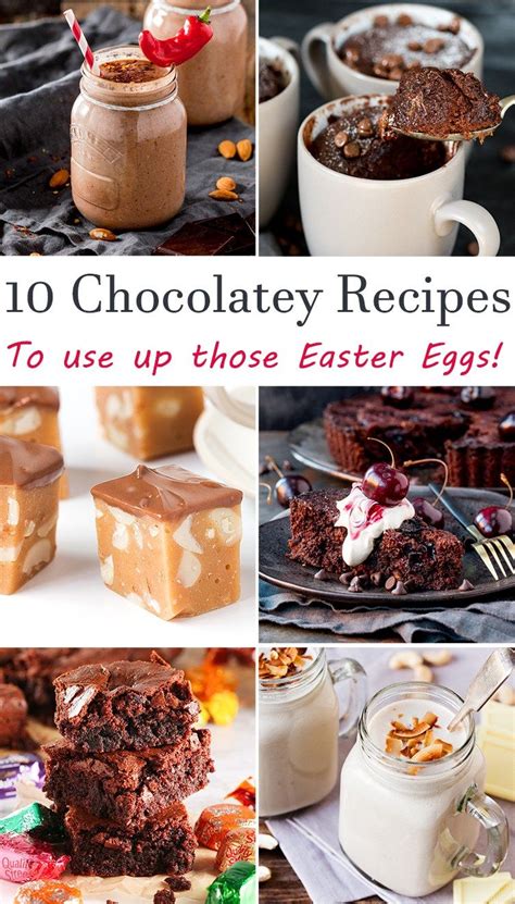 This collection of recipes will give you lots of options for when you find yourself with too many eggs on your hands. 10 ways to use up leftover Easter eggs. If your kids got 5 million Easter eggs, like ours often ...