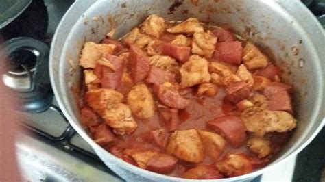 Receitas E Utilidades Domésticas Picadinho De Frango Com Linguiça Calabresa