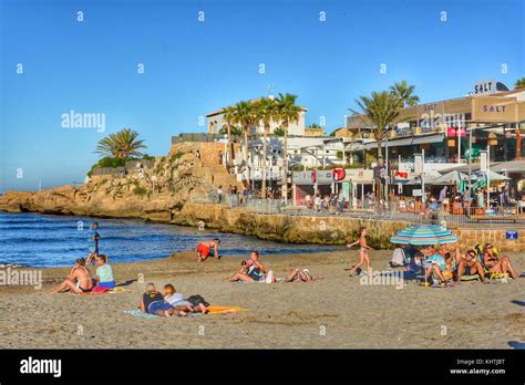 The Arenal Beach In Javea On A Late Summer Evening Alicante Province
