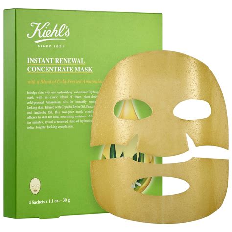 Kiehls Since 1851 Instant Renewal Concentrate Mask The Best Sheet