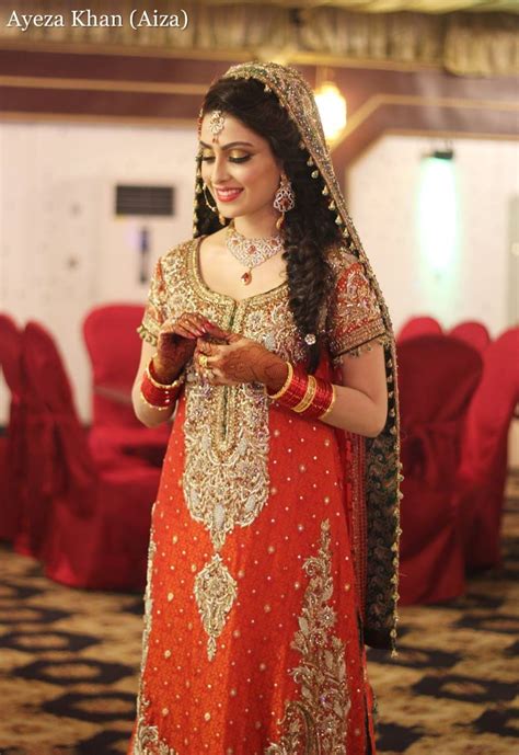 She was dressed up simple but adorable. Danish Taimoor and Aiza Khan Wedding Pictures | Marriage ...