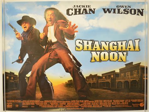 Shanghai Noon Original Cinema Movie Poster From