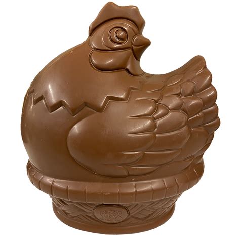 Giant Milk Chocolate Chicken Easter Milk Belgian Chocolate