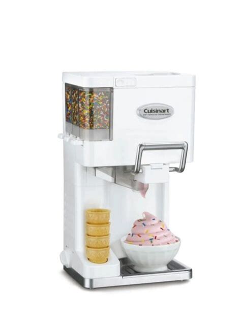 Cuisinart CIM SA Soft Serve Ice Cream Maker With Mix Ins Quart Capacity For Sale Online EBay