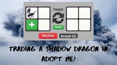 Delivery times may vary, especially during peak periods. Trading Our SHADOW DRAGON in Adopt Me on Roblox - YouTube