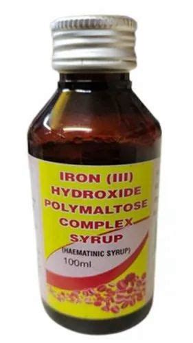 Iron Hydroxide Polymaltose Complex Syrup Packaging Type Bottle