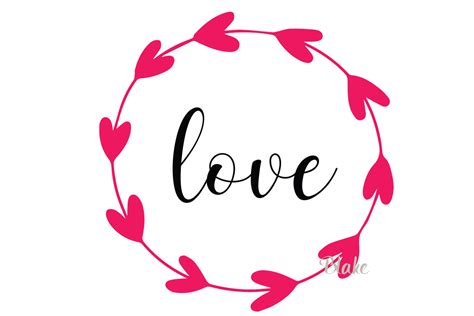 Love Svg Cut File Hearts Svg Love Cut File Love With Hearts 117349