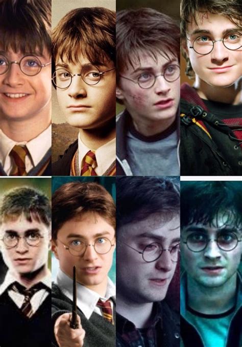 Harry Potter Throughout The Years Harry Potter Potter Character