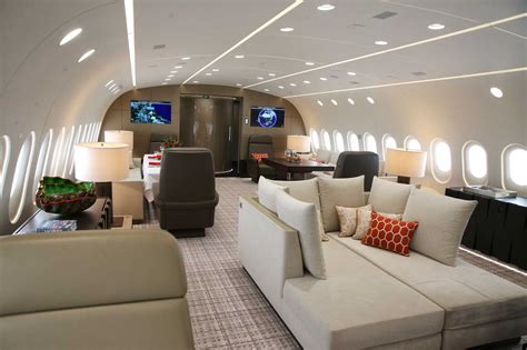 Peek inside this luxury Boeing 'bizliner' unveiled in Seattle