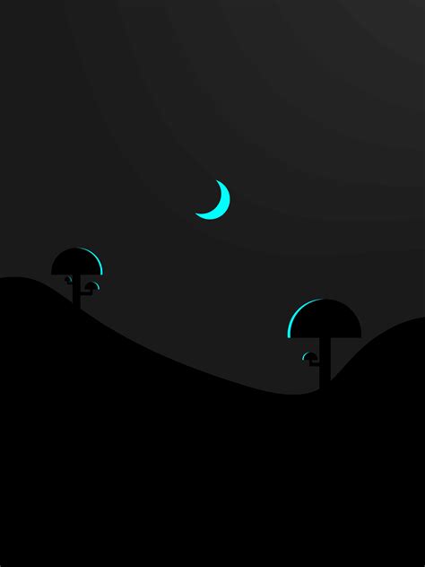 Ipad Wallpaper Minimalist Nightscape Heroscreen 4k Background