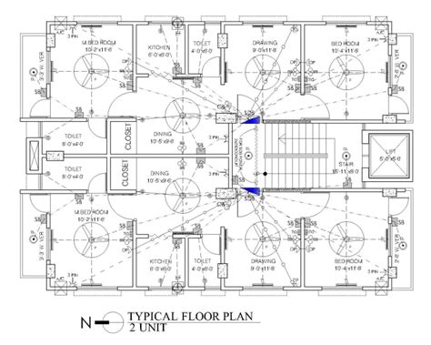 Create Floor Plan And Electrical Drawing In Autocad 2d By Nurislam5030