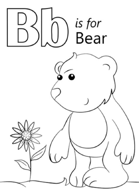 A building crane for boys. b is for bear coloring pages | Bear coloring pages, Abc ...