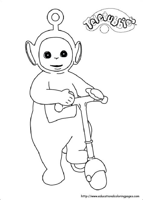 Noo Noo Teletubbies Coloring Coloring Pages