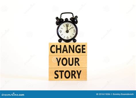 Change Your Story Symbol Concept Words Change Your Story On Wooden