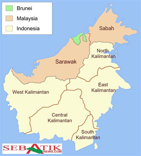 Sejarah Pulau Kalimantan Hingga Terbentuknya 5 Provinsi Sebatik News
