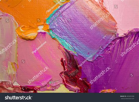 Original Abstract Oil Painting Background Stock Photo 405695398