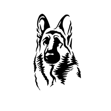18 Awesome German Shepherd Head Clipart Dog Tattoos German Shepherd