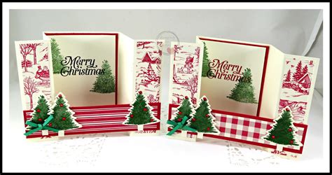 Browse our 100's of designs and turn your christmas card ideas into reality. Stampingwithamore: HOW TO MAKE A BRIDGE FOLD FUN FOLD CHRISTMAS CARD