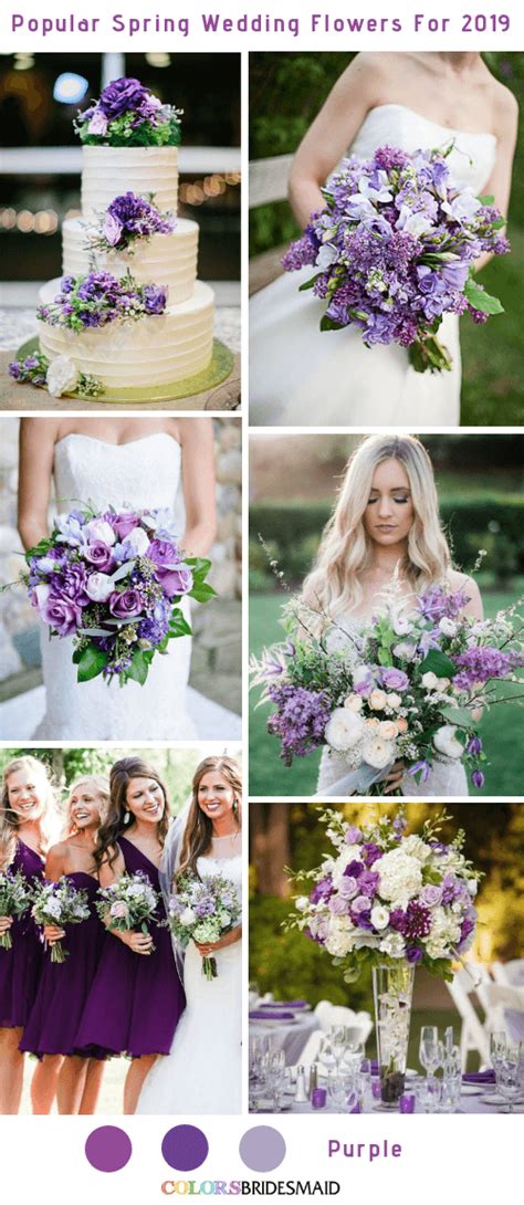 The tiny clusters of flowers appear in the summertime on upright spikes. 8 Popular Spring Wedding Flowers Color Ideas for 2019 ...