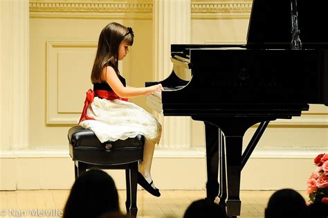 Child Photo Little Girl Plays Piano In Contest New York Kids Piano