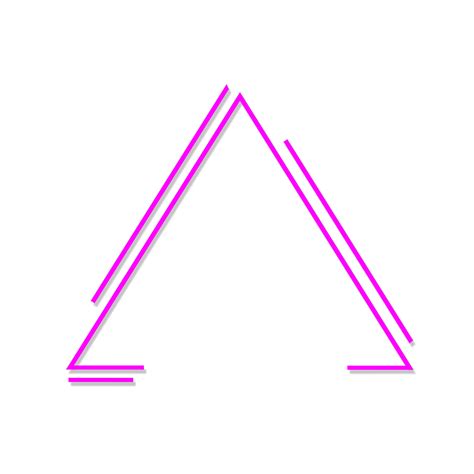 Ftestickers Geometricshapes Triangle Neon Sticker By Pann70