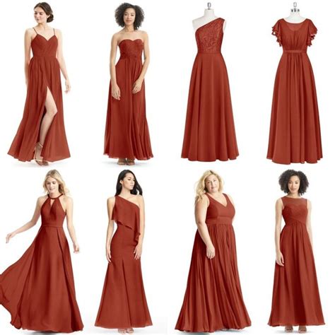 Rust Color Dress Plus Size Charisse Dunbar