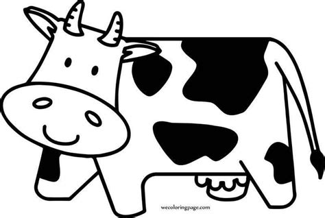 Cow For Preschool Coloring Page In 2020 Preschool Coloring Pages