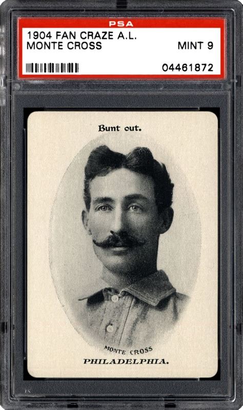 1904 Fan Craze American League Monte Cross Psa Cardfacts™