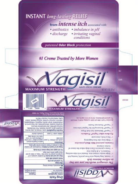 Vagisil Anti Itch Original Strength Cream Combe Incorporated