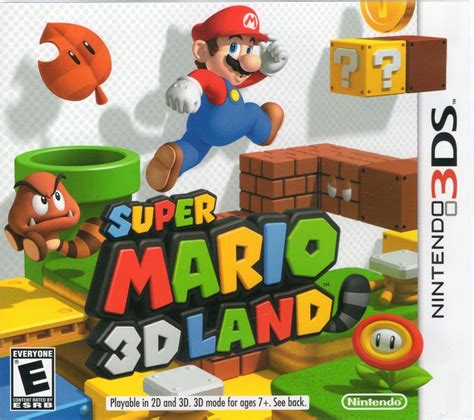 Super Mario 3d Land 2011 Nintendo 3ds Box Cover Art Mobygames