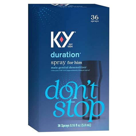 k y duration spray for men shop sexual wellness at h e b
