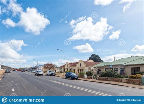 Street Scene With Church Offices And Coffee Shop In Napier Editorial