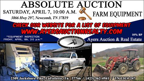 Farm Equipment Auctions Near Me Farm Info