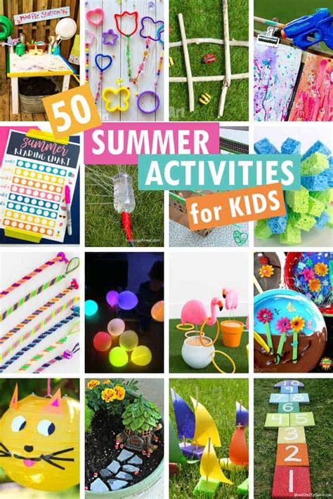 50 Summer Activities For Kids Diy Sprinklers Crafts Activities