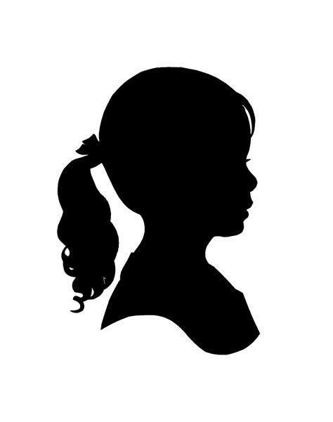Shirk Designs Little Girl Sillhouette Picture